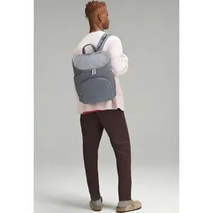 Lululemon Women\'s New Parent Backpack 17L Asphalt Gray Silver OS Lululemon New Parent Backpack 17l In Pink | ModeSens main image 4